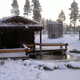 Sauna moderna en Finlandia. Wikimedia Commons
